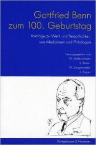 Buch-Gottfried-Benn-zum-100-Geburtstag-Vortraege-zu-Werk-und-Persoenlichkeit
